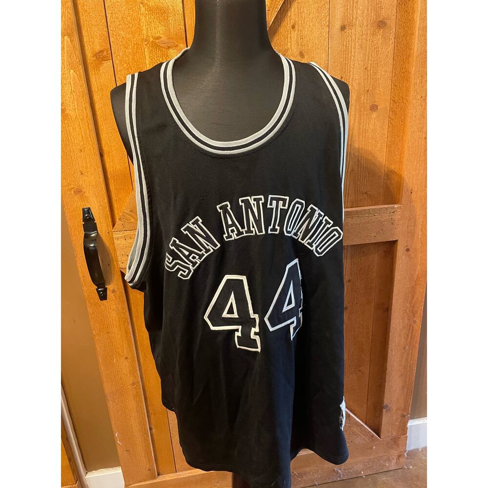Authentic Brand San Antonio Spurs No. 44 Basketball Jersey Men's Size 2X